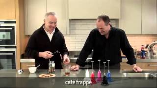 How to make a frappé coffee using an aerolatte milk frother [upl. by Satterfield]