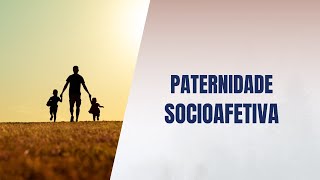 Paternidade socioafetiva [upl. by Ailaza]