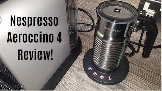 Nespresso Aeroccino 4 Milk Frother Review  Worth upgrading from the Aeroccino 3 [upl. by Helyn172]