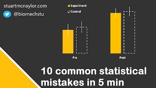 Ten Statistical Mistakes in 5 Min [upl. by Aerdnaeel221]