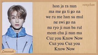 NCT U  Know Now Easy Lyrics [upl. by Sumedocin]