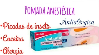 Resenha PomadaAndantol Gel [upl. by Goraud]