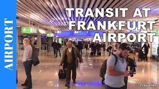 TRANSIT WALK AT FRANKFURT Airport FRA Terminal 1  Connection Flight Transfer Arriving amp Departing [upl. by Itida183]